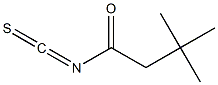 3,3-dimethylbutanoyl isothiocyanate Structure