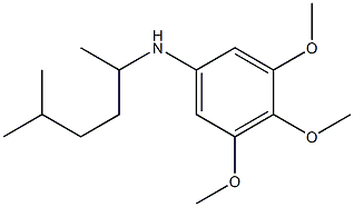 3,4,5-trimethoxy-N-(5-methylhexan-2-yl)aniline