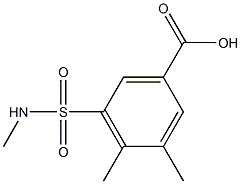 3,4-dimethyl-5-(methylsulfamoyl)benzoic acid