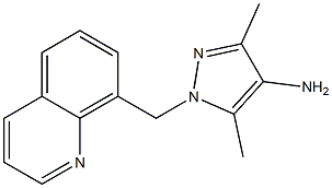 3,5-dimethyl-1-(quinolin-8-ylmethyl)-1H-pyrazol-4-amine