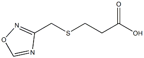 3-[(1,2,4-oxadiazol-3-ylmethyl)sulfanyl]propanoic acid