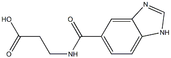 3-[(1H-benzimidazol-5-ylcarbonyl)amino]propanoic acid