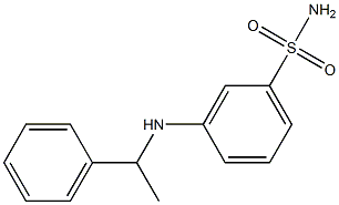 3-[(1-phenylethyl)amino]benzene-1-sulfonamide