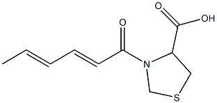 3-[(2E,4E)-hexa-2,4-dienoyl]-1,3-thiazolidine-4-carboxylic acid