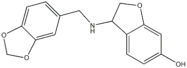 3-[(2H-1,3-benzodioxol-5-ylmethyl)amino]-2,3-dihydro-1-benzofuran-6-ol