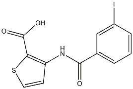 3-[(3-iodobenzene)amido]thiophene-2-carboxylic acid