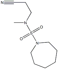  3-[(azepane-1-sulfonyl)(methyl)amino]propanenitrile