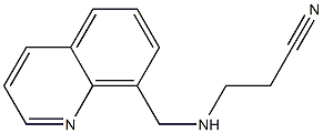 3-[(quinolin-8-ylmethyl)amino]propanenitrile