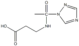  3-[1-(1H-1,2,4-triazol-1-yl)acetamido]propanoic acid