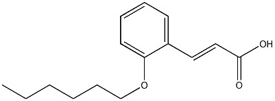 3-[2-(hexyloxy)phenyl]prop-2-enoic acid Structure