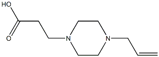 3-[4-(prop-2-en-1-yl)piperazin-1-yl]propanoic acid