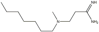 3-[heptyl(methyl)amino]propanimidamide Struktur