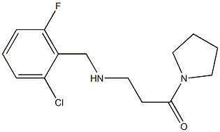 3-{[(2-chloro-6-fluorophenyl)methyl]amino}-1-(pyrrolidin-1-yl)propan-1-one