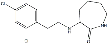 3-{[2-(2,4-dichlorophenyl)ethyl]amino}azepan-2-one