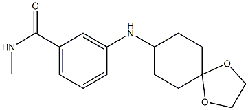  3-{1,4-dioxaspiro[4.5]decan-8-ylamino}-N-methylbenzamide