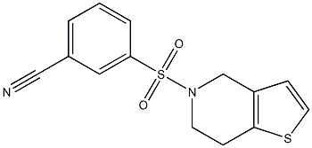 3-{4H,5H,6H,7H-thieno[3,2-c]pyridine-5-sulfonyl}benzonitrile|