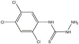 3-amino-1-(2,4,5-trichlorophenyl)thiourea Structure