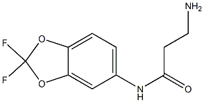  3-amino-N-(2,2-difluoro-2H-1,3-benzodioxol-5-yl)propanamide