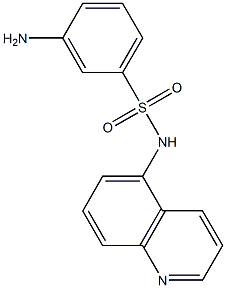  3-amino-N-(quinolin-5-yl)benzene-1-sulfonamide