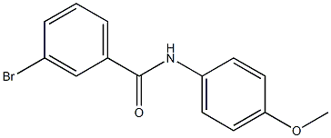3-bromo-N-(4-methoxyphenyl)benzamide Structure