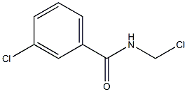 3-chloro-N-(chloromethyl)benzamide Structure
