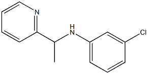  3-chloro-N-[1-(pyridin-2-yl)ethyl]aniline