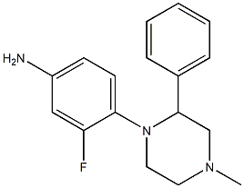 3-fluoro-4-(4-methyl-2-phenylpiperazin-1-yl)aniline
