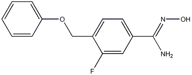 3-fluoro-N'-hydroxy-4-(phenoxymethyl)benzenecarboximidamide