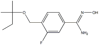 3-fluoro-N'-hydroxy-4-{[(2-methylbutan-2-yl)oxy]methyl}benzene-1-carboximidamide