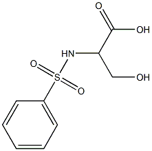  3-hydroxy-2-[(phenylsulfonyl)amino]propanoic acid
