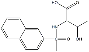 3-hydroxy-2-[1-(naphthalen-2-yl)acetamido]butanoic acid