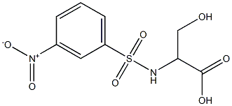 3-hydroxy-2-{[(3-nitrophenyl)sulfonyl]amino}propanoic acid