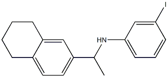 3-iodo-N-[1-(5,6,7,8-tetrahydronaphthalen-2-yl)ethyl]aniline 结构式