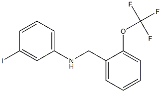 3-iodo-N-{[2-(trifluoromethoxy)phenyl]methyl}aniline