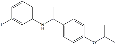 3-iodo-N-{1-[4-(propan-2-yloxy)phenyl]ethyl}aniline|