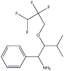 3-methyl-1-phenyl-2-(2,2,3,3-tetrafluoropropoxy)butan-1-amine Structure