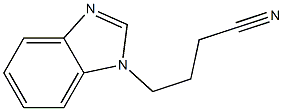 4-(1H-benzimidazol-1-yl)butanenitrile Structure
