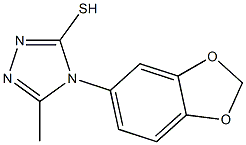 4-(2H-1,3-benzodioxol-5-yl)-5-methyl-4H-1,2,4-triazole-3-thiol Structure