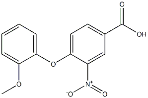  4-(2-methoxyphenoxy)-3-nitrobenzoic acid