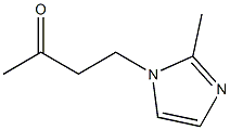 4-(2-methyl-1H-imidazol-1-yl)butan-2-one Struktur