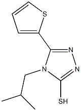  4-(2-methylpropyl)-5-(thiophen-2-yl)-4H-1,2,4-triazole-3-thiol