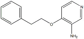 4-(2-phenylethoxy)pyridin-3-amine,,结构式