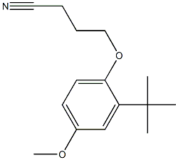 4-(2-tert-butyl-4-methoxyphenoxy)butanenitrile