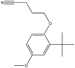  4-(2-tert-butyl-4-methoxyphenoxy)butanenitrile