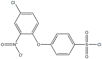 4-(4-chloro-2-nitrophenoxy)benzene-1-sulfonyl chloride Structure