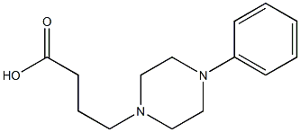 4-(4-phenylpiperazin-1-yl)butanoic acid 结构式