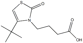 4-(4-tert-butyl-2-oxo-1,3-thiazol-3(2H)-yl)butanoic acid Structure