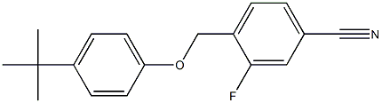 4-(4-tert-butylphenoxymethyl)-3-fluorobenzonitrile