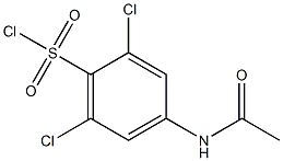 4-(acetylamino)-2,6-dichlorobenzenesulfonyl chloride Struktur