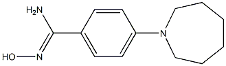 4-(azepan-1-yl)-N'-hydroxybenzene-1-carboximidamide Structure